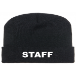 Staff Embroidered Beanie